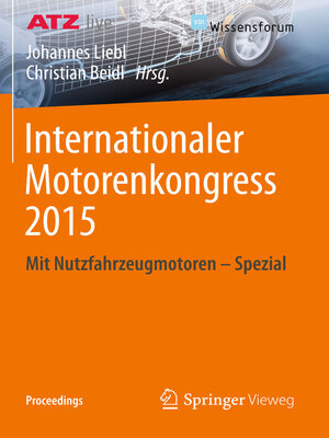 cover image of Internationaler Motorenkongress 2015